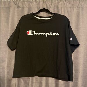 Champion Black Athletic Tee